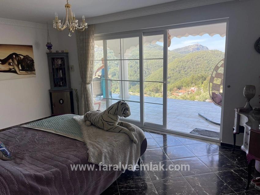 7+1 Bedroom Villa For Sale in Gökbel Nbh. Ortaca - 5.000 m²