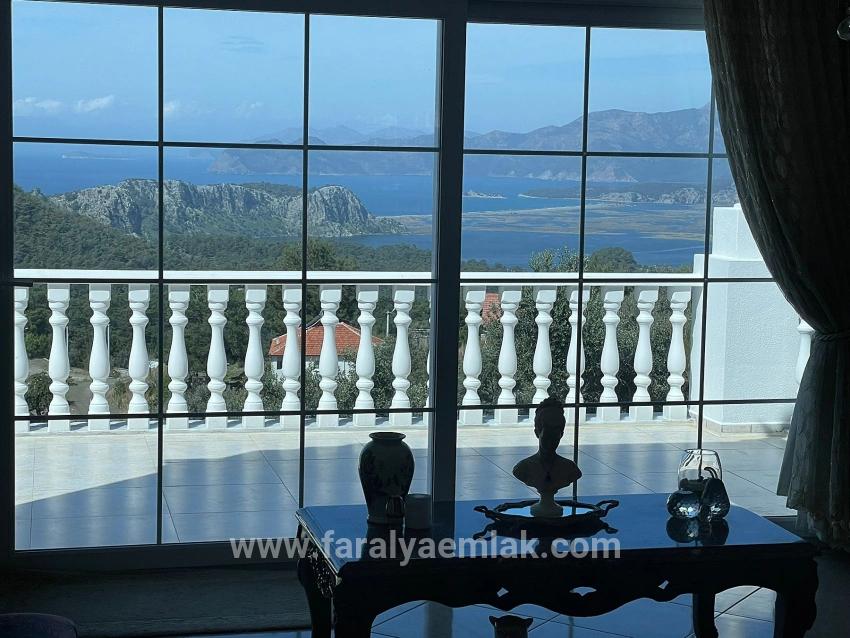 7+1 Bedroom Villa For Sale in Gökbel Nbh. Ortaca - 5.000 m²