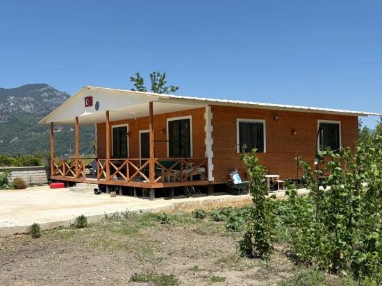 120m2 Detached Wooden House On A 2500m2 Field In Dalyan Karadağ Area