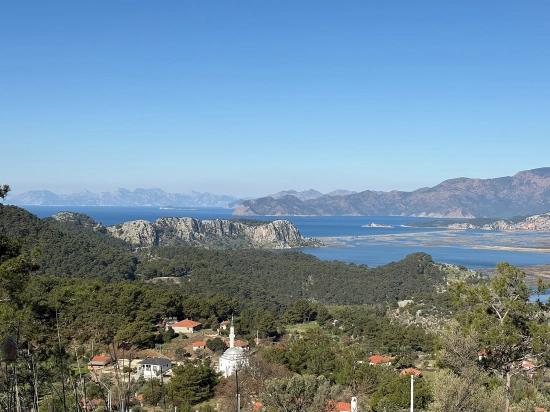 1000m2 Land For Sale With Sea View In Gökbel Village Residential Area