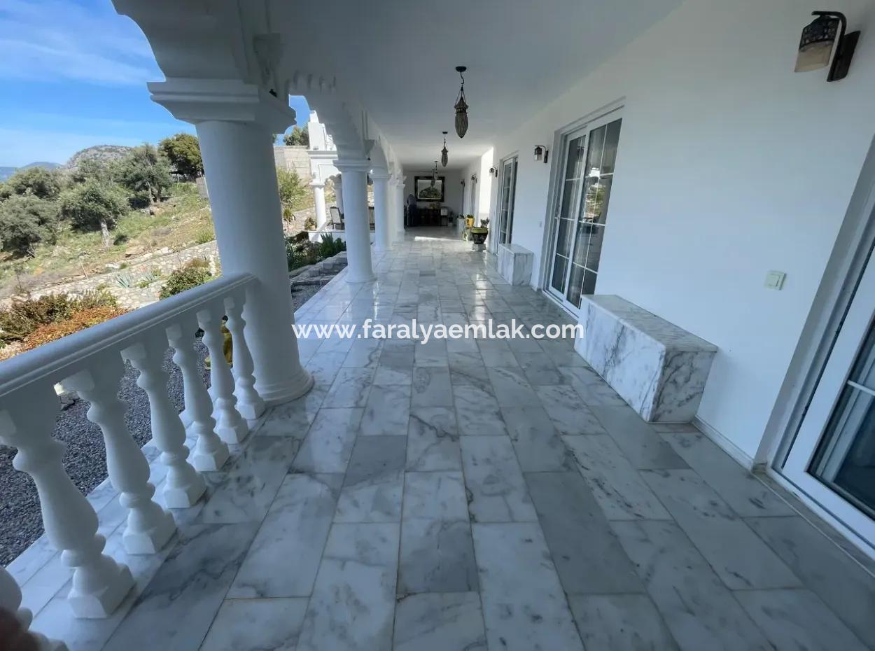 Vip Villa For Sale In 5000M2 Land With Full Sea View In Gökbel
