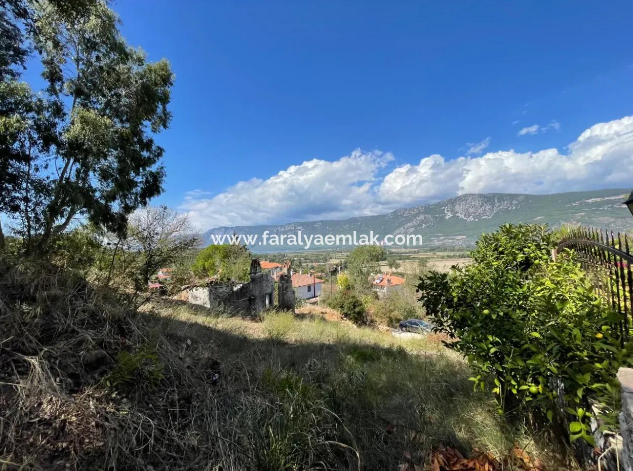 Land For Sale In Akçapnar With Sea View 500M2 Zoning